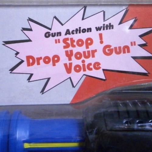 Super Gun Double Power Barrel Sound Action sealed space toy