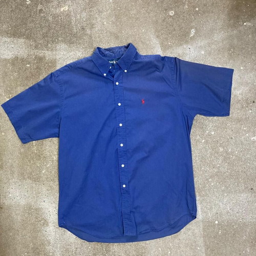 Ralph Lauren Blake Oxford shirt, blue with red logo, size L