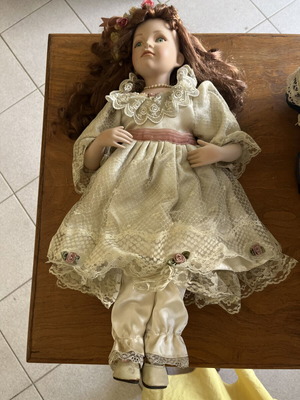 Vintage porcelain doll