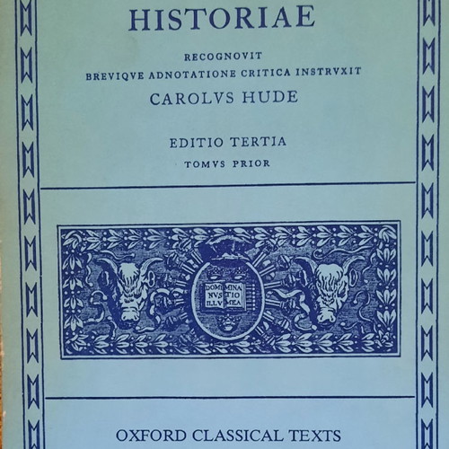 Herodoti Istoriae part one used in Ancient Greek without translation