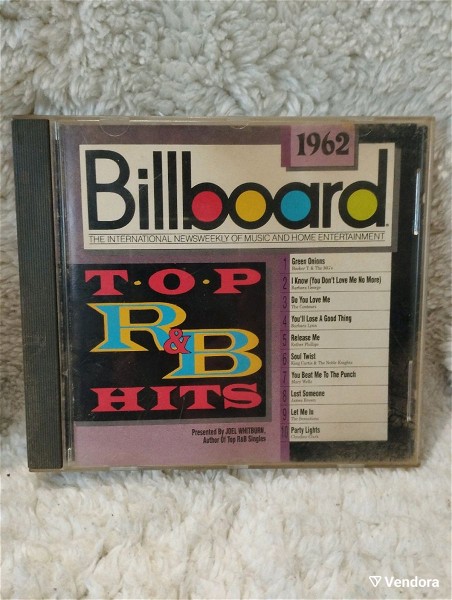  BILLBOARD TOP R&B HITS 1962 CD