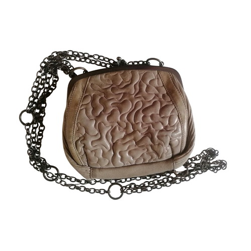 Max&Co Crossbody Bag used, beige with chain and quilted design
