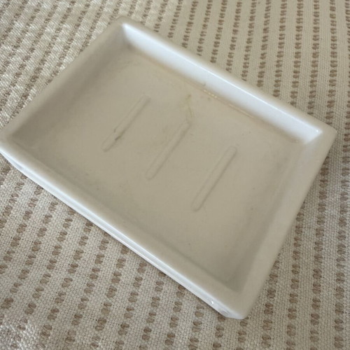 Soap dish like new, ceramic