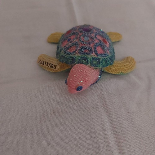 Decorative turtle used from Zakynthos