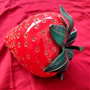διακοσμητική κεραμεική φράουλα