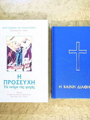 The Prayer and The New Testament book like new, Greek