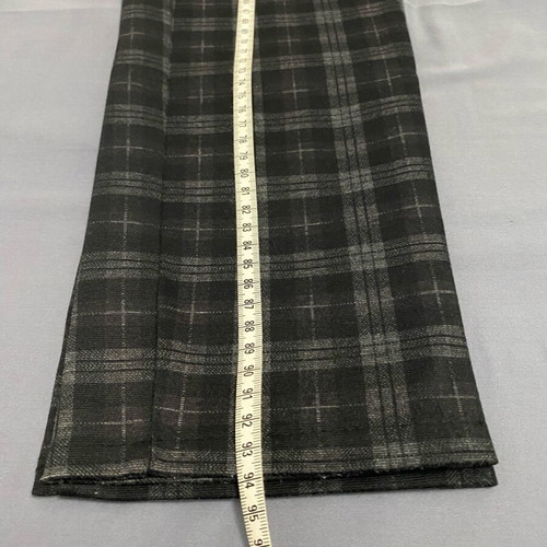 Women's checked pants like new, size M, black and gray