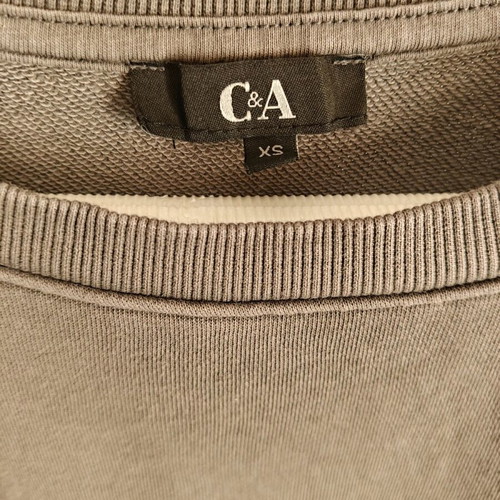 Sweatshirt long dress used, gray, XS
