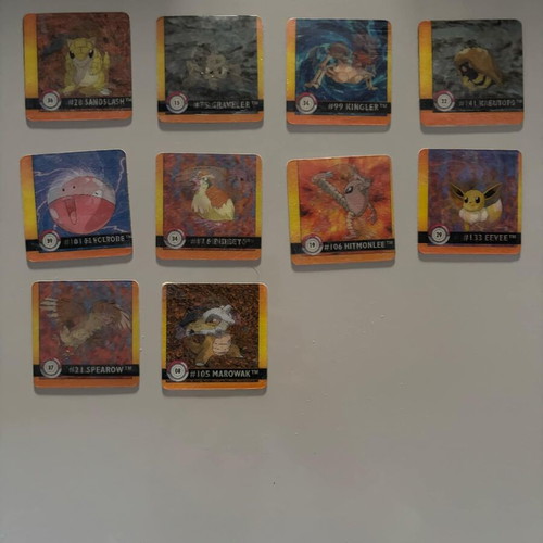 Pokémon Cards Action Flipz 3D Premier Edition 1999 pack of 10 like new - Pokémon caps