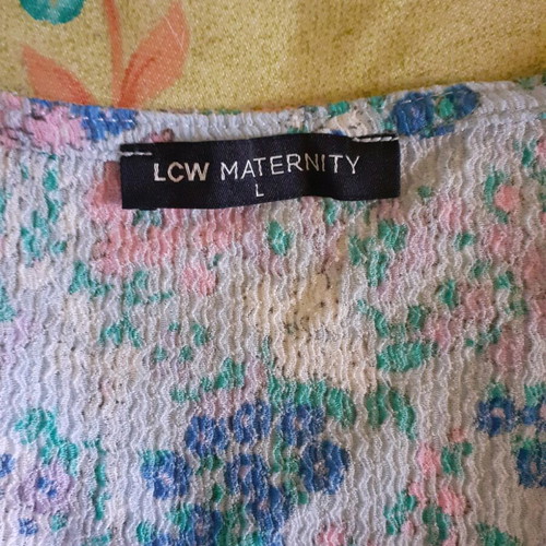 LCW MATERNITY summer dress like new, multicolor, purple, size L