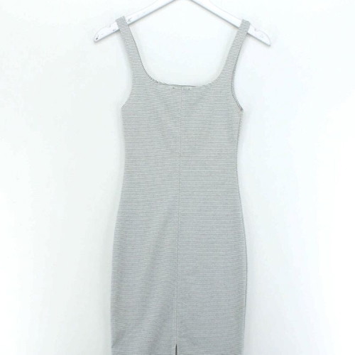 Zara midi dress like new, white and gray