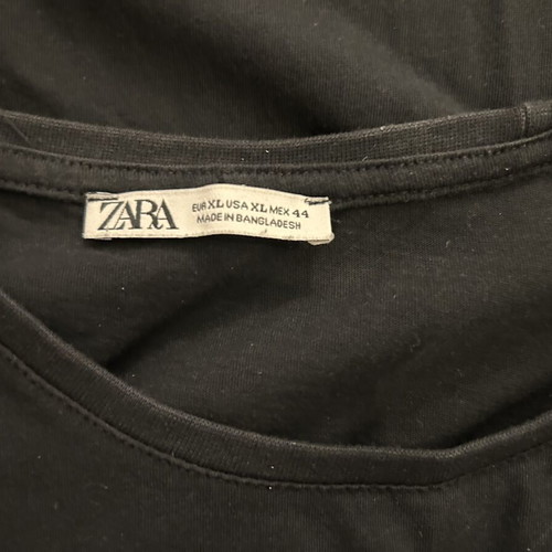 Zara ανδρικό T-shirt XL μεταχειρισμένο, μαύρο