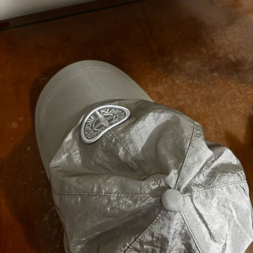 Stone Island Nylon Metal hat like new, gray, size M