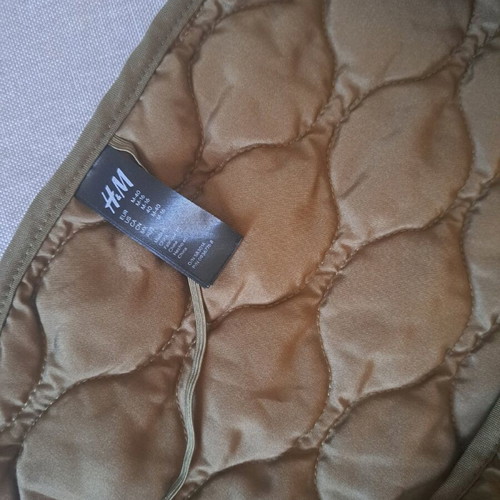 Quilted dog jacket medium like new from H&M