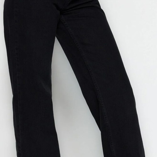 Wide leg jeans black high waist Trendyol like new, size M