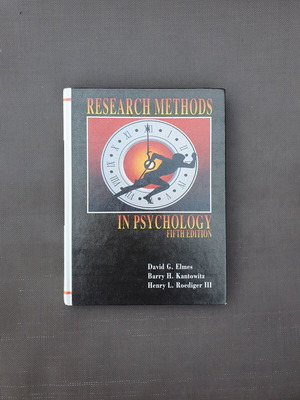 Research Methods in Psychology Fifth Edition by Elmes Kantowitz Roediger