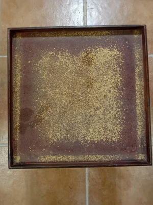 Wooden square coffee table used 40x40x40