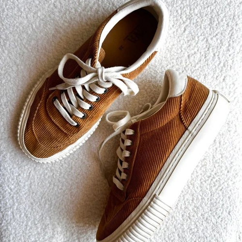 Zara brown corduroy sneakers, size 36