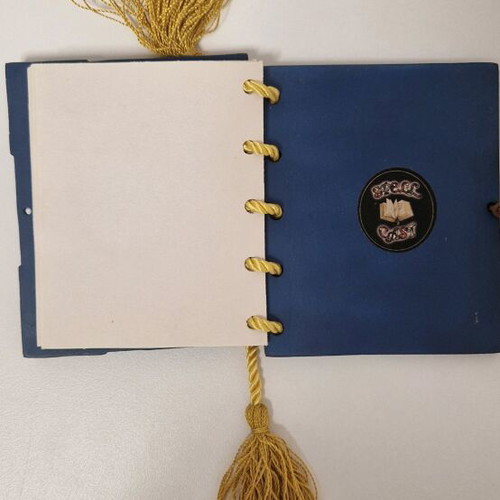 Notebook with ceramic embossed owl cover new Nemesis Now