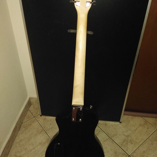 Hutchins Black OT Travel Guitar like new, electric acoustic