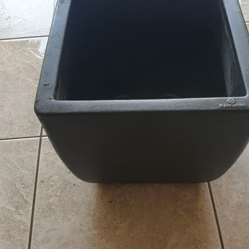 Plastic indoor plant pot Marchio, grey, 30x30 cm