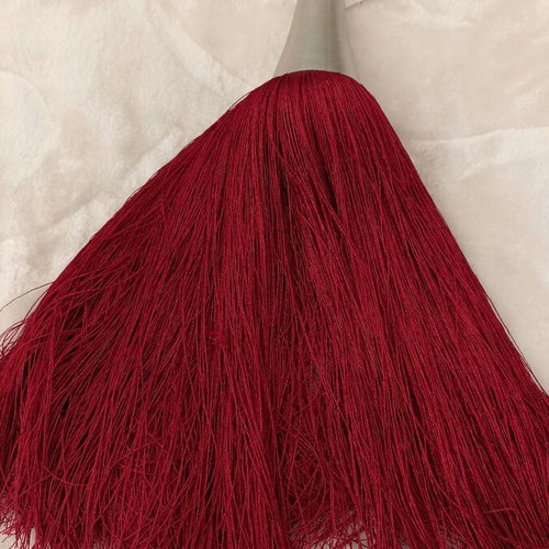Curtain tiebacks red new with metal element