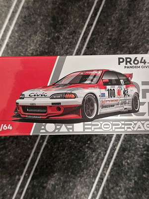 Pop Race 1/64 Pandem Civic EG6 v1.5 Idemitsu Motion Infinite καινούργιο