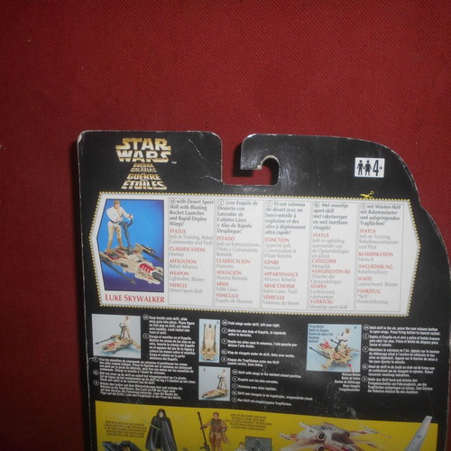 Star Wars Deluxe Luke Skywalker figure new sealed 1996 Kenner
