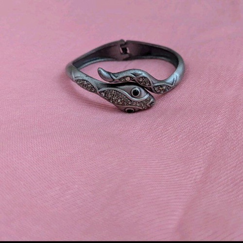 Snake bracelet used, silver vintage style