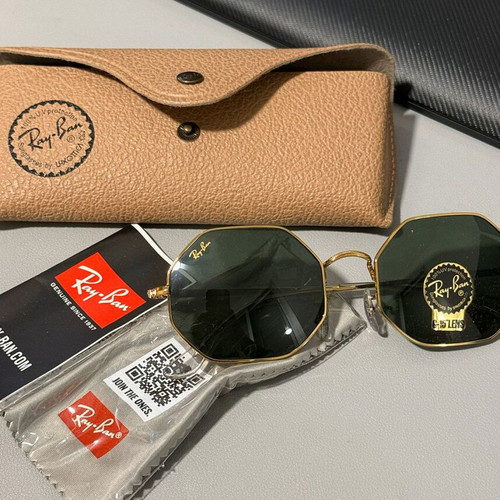Ray-Ban Octagonal Arista Gold sunglasses new