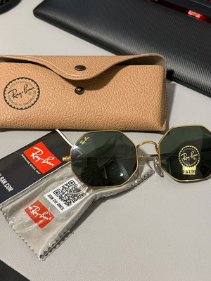 Ray-Ban Octagonal Arista Gold sunglasses new