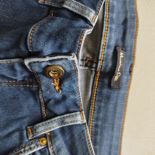 Massimo Dutti Skinny Fit Jeans Size 38 Like New Blue