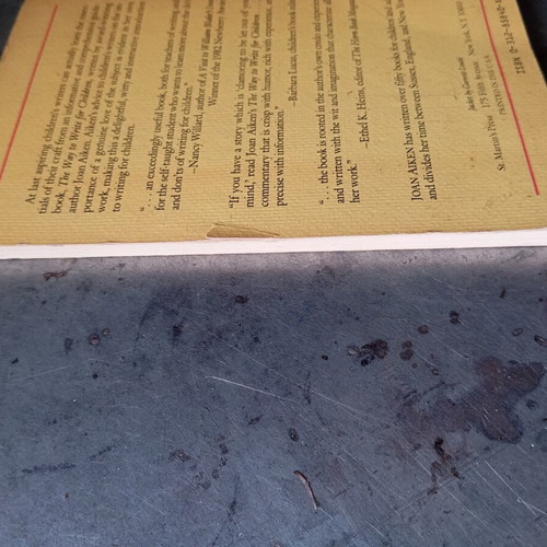The Way to Write for Children by Joan Aiken
