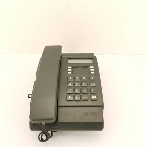 Intracom black telephone used, year 2000
