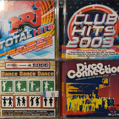 Compilations CD used, pop and dance