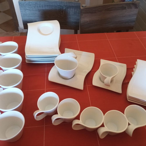 Coffee set 24 pieces, New Wave modern design
