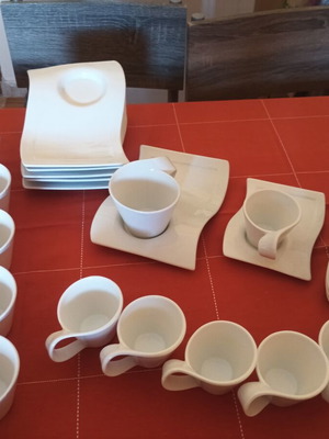 Coffee set 24 pieces, New Wave modern design