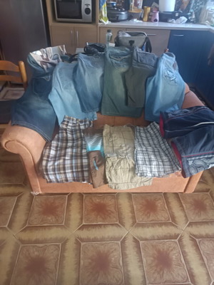 Denim bermuda shorts from America like new, size 34