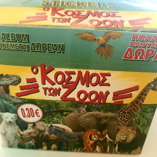 The World of Animals Box new with 50 sealed packets