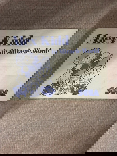 Alex Kidd Miracle World SEGA Master System αγγλικό Manual