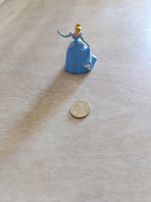 Cinderella princess figure used