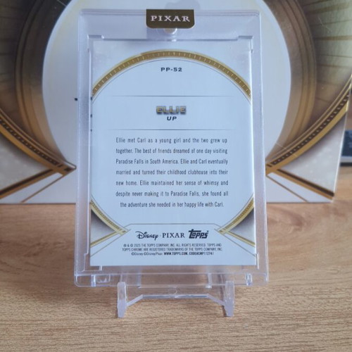 Topps Pixar Gold Perfection Ellie Encased like new