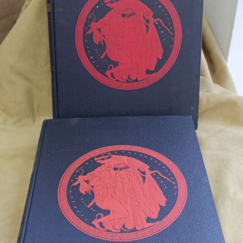 Megali Elliniki Mythologia 2 Volumes like new, signed and numbered