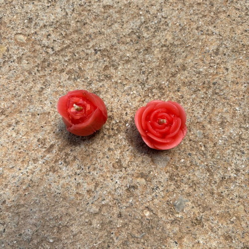 Mini Rose Candles set handmade, elegant decorative