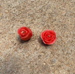 Mini Rose Candles set handmade, elegant decorative