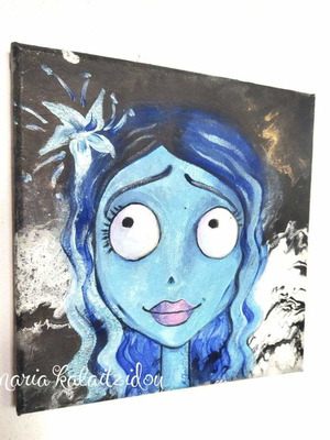Corpse Bride painting new 20x20 cm