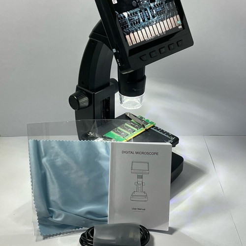 Digital Microscope 1000x with 8 LED Ring Light new
