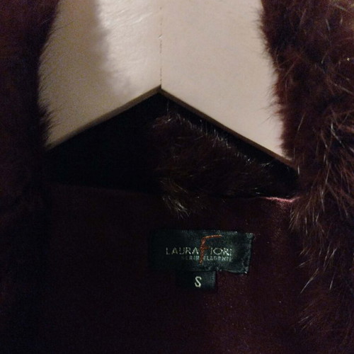 Fur vest 2000s like new, rabbit fur and leather, size S