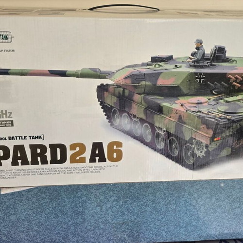 Leopard 2A6 τηλεκατευθυνόμενο τανκ Heng Long σαν καινούργιο
