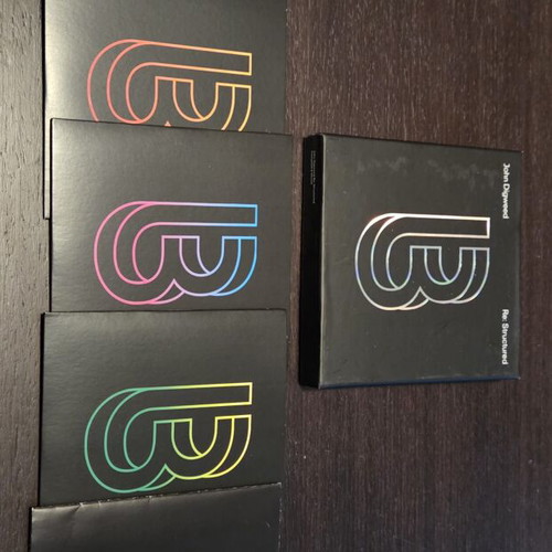 John Digweed Re Structured 3-CD and 1-DVD set like new, electronic